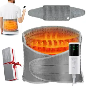 Electric Heating Pad, 9 Heat Levels Timer Menstrual Uterus Waist Belly Body Warmer, Multi-function Heated Blanket for Women, Girls, Home, Office US Plug