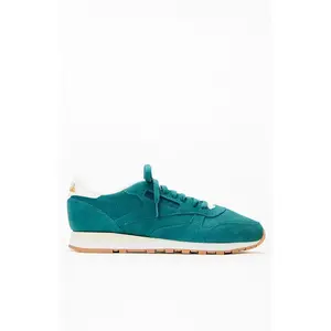 Reebok Men's Teal Classic Leather Shoes - Multicolor