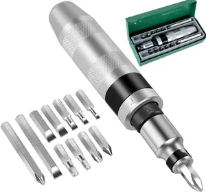 GJANSH 13pcs/set Impact Screwdriver Set Screw Extractor - Screwdriver With Chisel Bits, Multi-functional Screw Remover, Repair Tool - For DIY Enthusiasts & Professionals - Suitable for Home & Automotive Repair - Great Gift for Handymen
