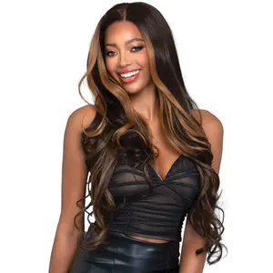 Bobbi Boss Super X Glueless Human Hair Blend 13x6 HD Lace Front Wig - MOGL305 SARAI