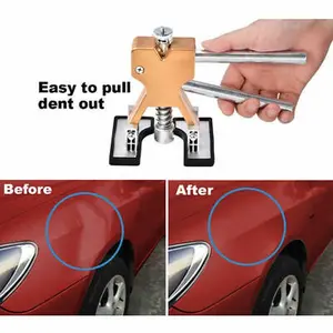 CROSSDESIGN Car Paintless Dent Repair Dint Hail Damage Remover Puller Lifter 18 Tab Body Tool