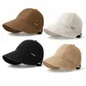 Women's Plain Wide Brim Sun Visor Hats - 4 Pcs Mixed Colors, UPF 50+ UV Protection, Ponytail Hole Design, Foldable, Lightweight, Breathable Casual Sun Hat for Beach, Golf Outdoor Sports