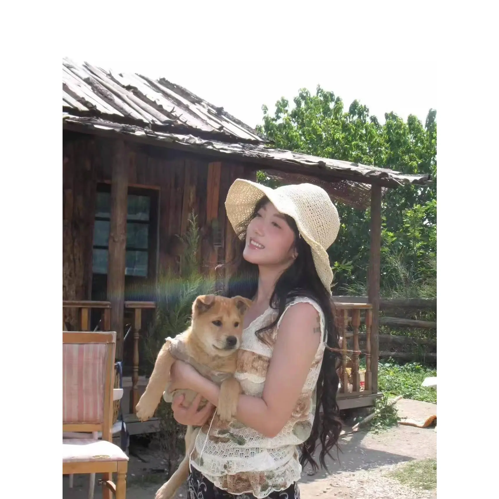 Beige [small brim 8 cm]