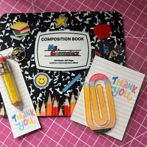 Personalized Teacher Mouse Pad - Custom Name Cute School Desk Office Gift Desktop Accessory Graffiti