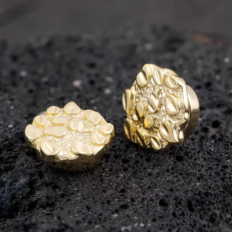 Unisex Magnetic Earrings for Men and Women 14K Gold Plated Non-Pierced Ears Hypoallergenic Earrings for Men, Not Easy to Fall off