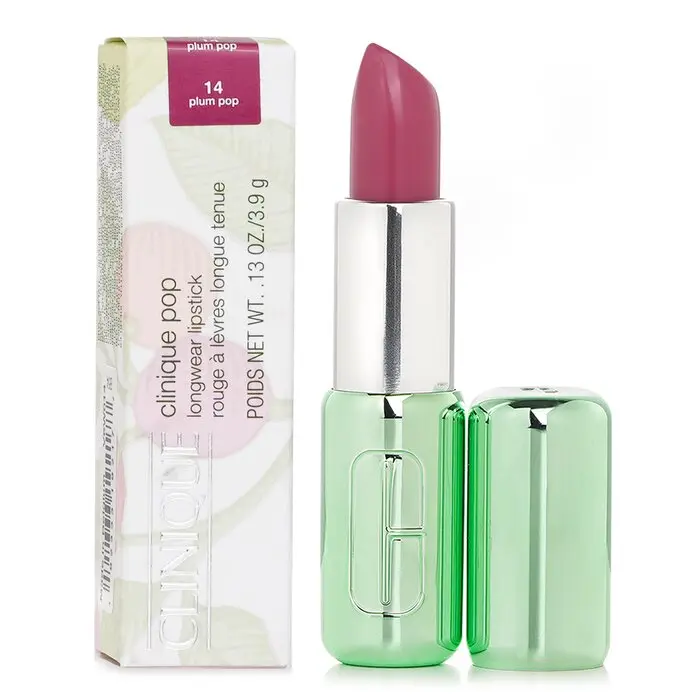 CLINIQUE Pop Longwear Lipstick Shine - # 14 Plum Pop