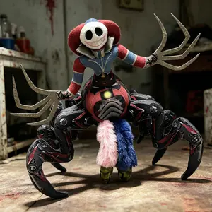 Poppy Playtime Plush Set, The Prototype, Lily, Lovebraids & Giblet, Soft Horror Game Stuffed Toys, Collectible Gifts for Birthdays & Holidays