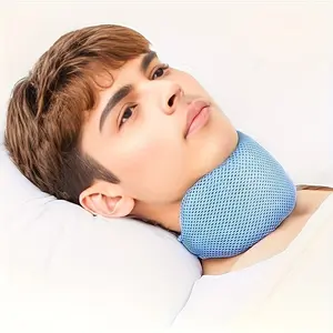 -Snore Neck Brace-Snoring Mouth Open Breathing Sleep Apnea Fixed Jaw Sleep Neck Support