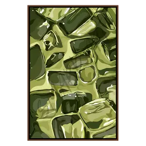 Iced Matcha  Smard Black Wall Art Print/ Canvas for Home /Office Decor - Smard Black Wall Art Print/ Canvas for Home /Office Decor