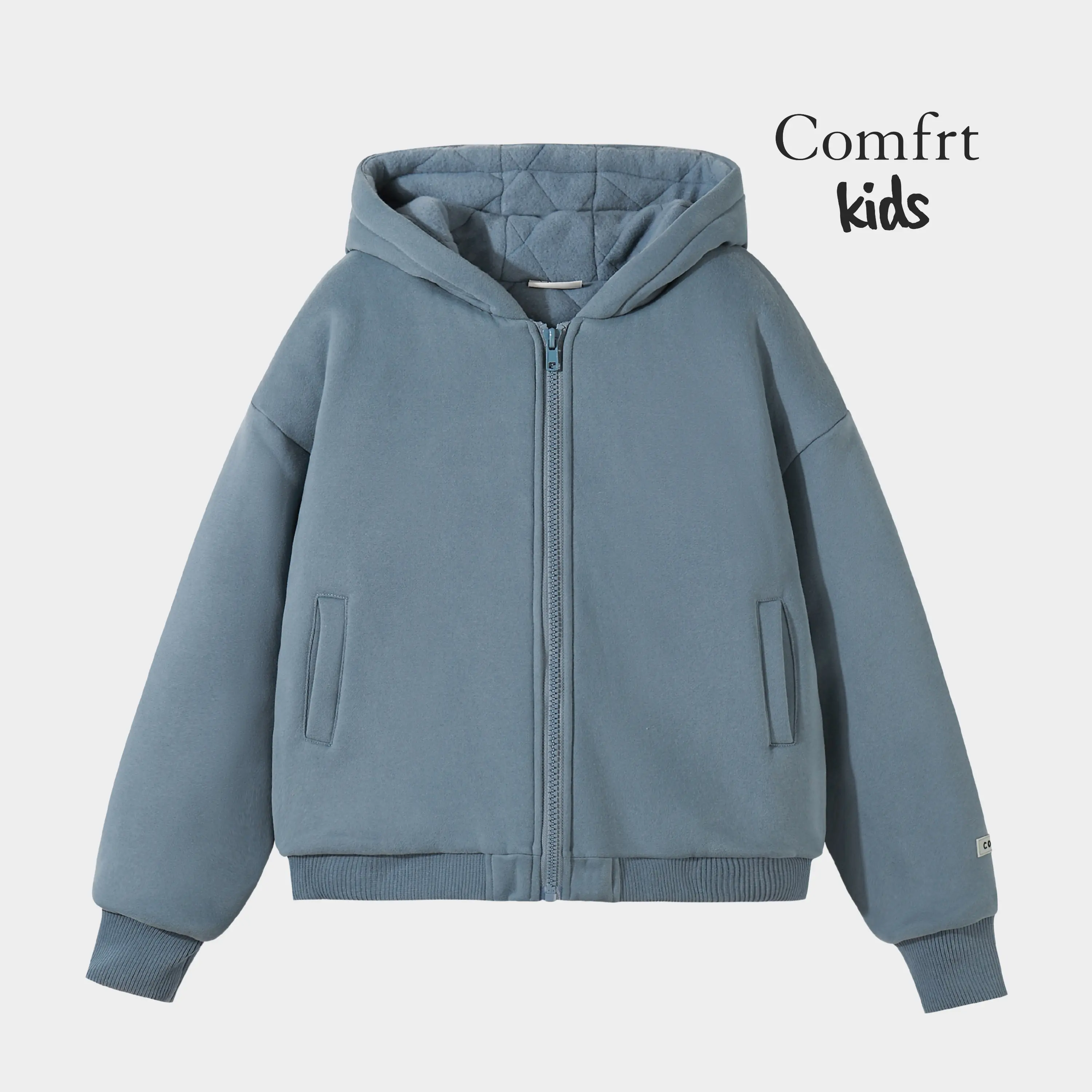Comfrt Kids | Weighted Hoodie | Casual Cozy Sweatshirt 3lb Calming Weighted Zip Up Comfrt Kids | Weighted Hoodie | Casual Cozy Sweatshirt 3lb Calming Weighted Zip Up