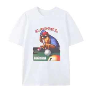 Vintage Camel Joe Pool Billiards Cartoon   Retro 90s Streetwear Casual  Short Sleeve T-Shirt funny good graphic tees