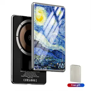 KUULAA Magnetic Power Bank, Slim 5,000mAh Wireless Portable Charger , PD Fast Charging for Magsafe Battery Pack with USB-C, Compact Chargeable iPhone 17-12/Pro/Pro Max