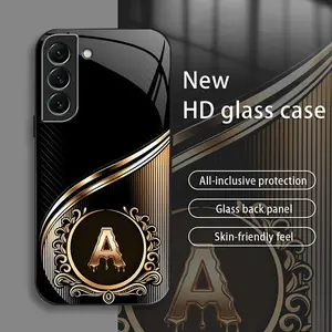 Suitable for [Galaxy S22 5g] Brand New Personalized Acrylic Phone Case with Custom Letters — Ultra-Slim, Drop-Resistant, Scratch-Proof — Light Luxury Business Style — Premium Acrylic Material — Trendy & Stylish 996