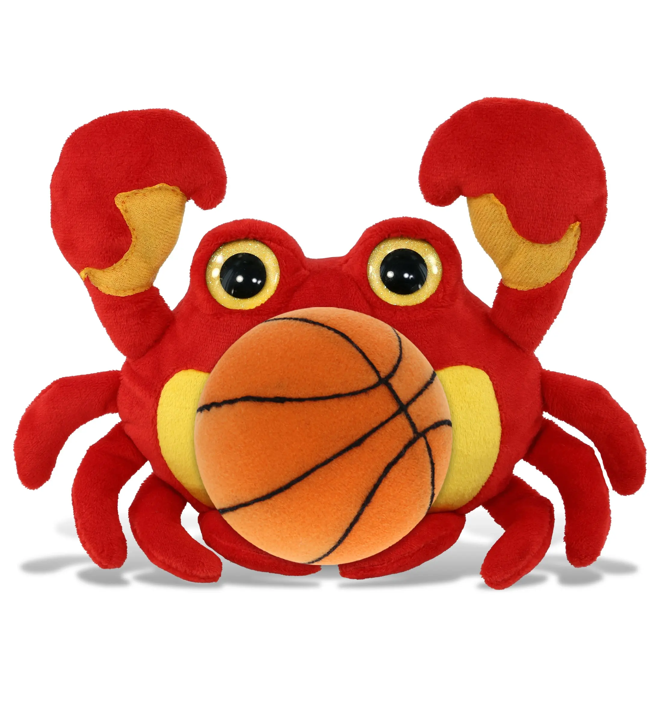 BIG EYE PLUSH - CRAB WITH BASKETBALL PLUSH