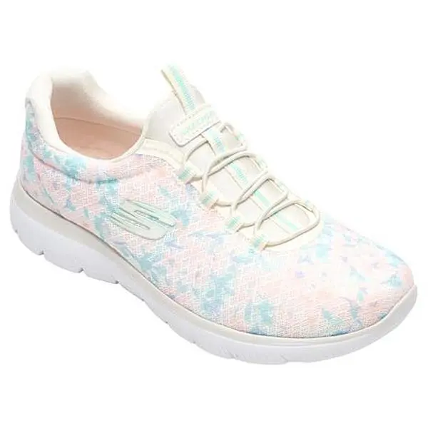 Skechers Summits Watercolor Washable Bungee Sneakers - Wildflower