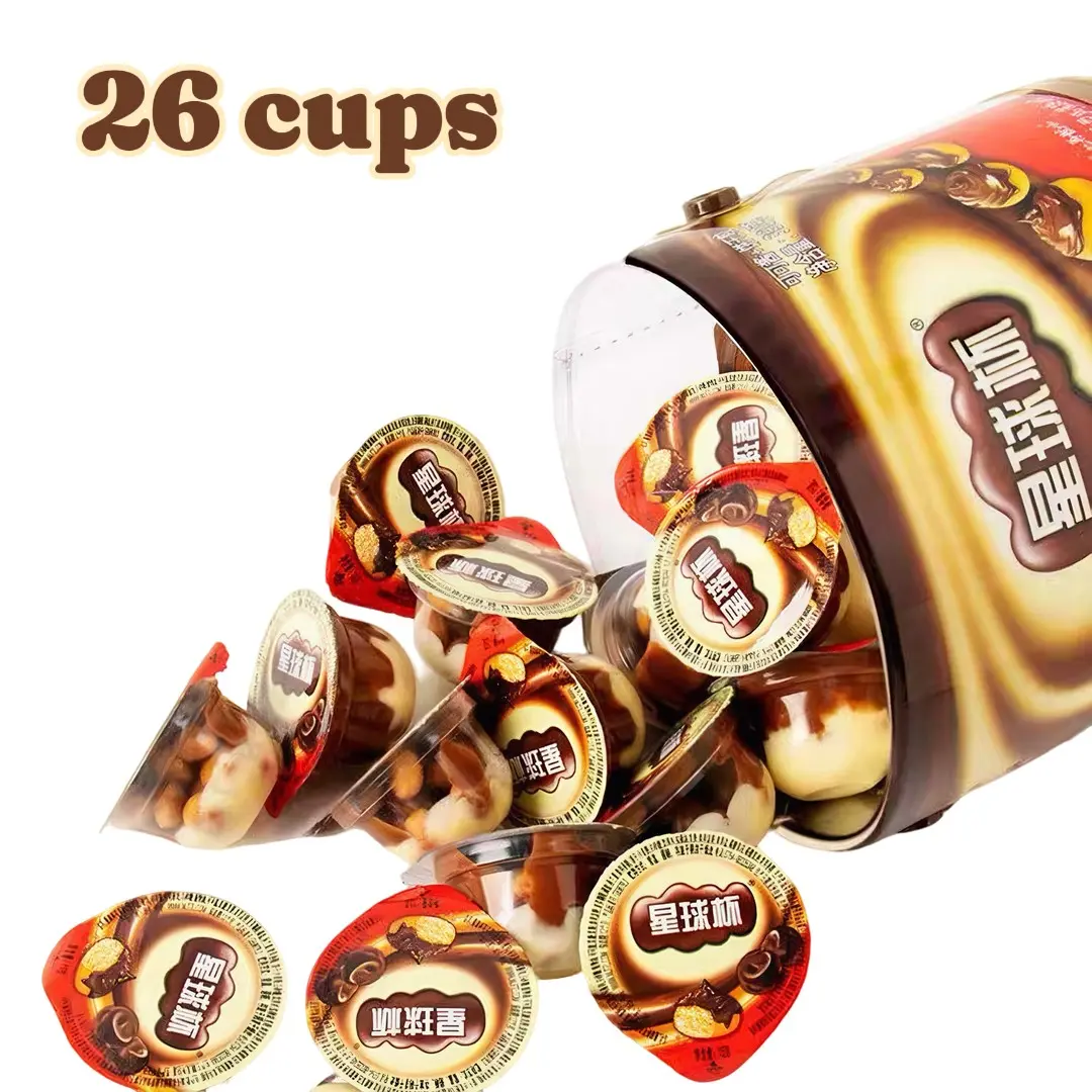 26 cups]Planet Cup - Chocolate Sauce Biscuit Balls, Cocoa Spread