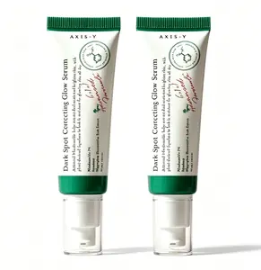 Original AXIS-Y Glow Serum (2pcs, 1.69 fl oz Each) - Natural Squalane, Fruit Extract, Nourishing Blemish Remover, Daily Facial Repair Skincare Serum