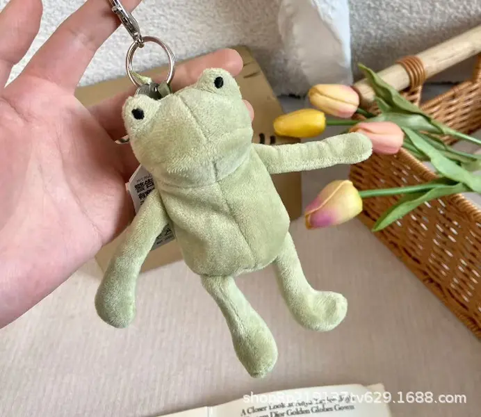 Cute Plush Animal Keychain – Mini Stuffed Animal Bag Charm, Kawaii Plushie Keyring Collection, Adorable Collectible Accessory & Gift for Plush Lovers