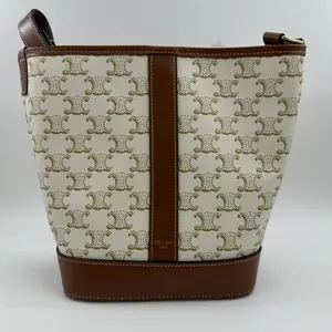 Pre-owned Celine leather bucket shoulder bag