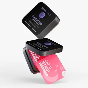 Snoozzzed Melatonin Sleep Strips Raspberry Flavor (30 Count) with Valerian Root, Lavender and Chamomile Extract Healthcare Dietary Acid Fitness Supplements Edible