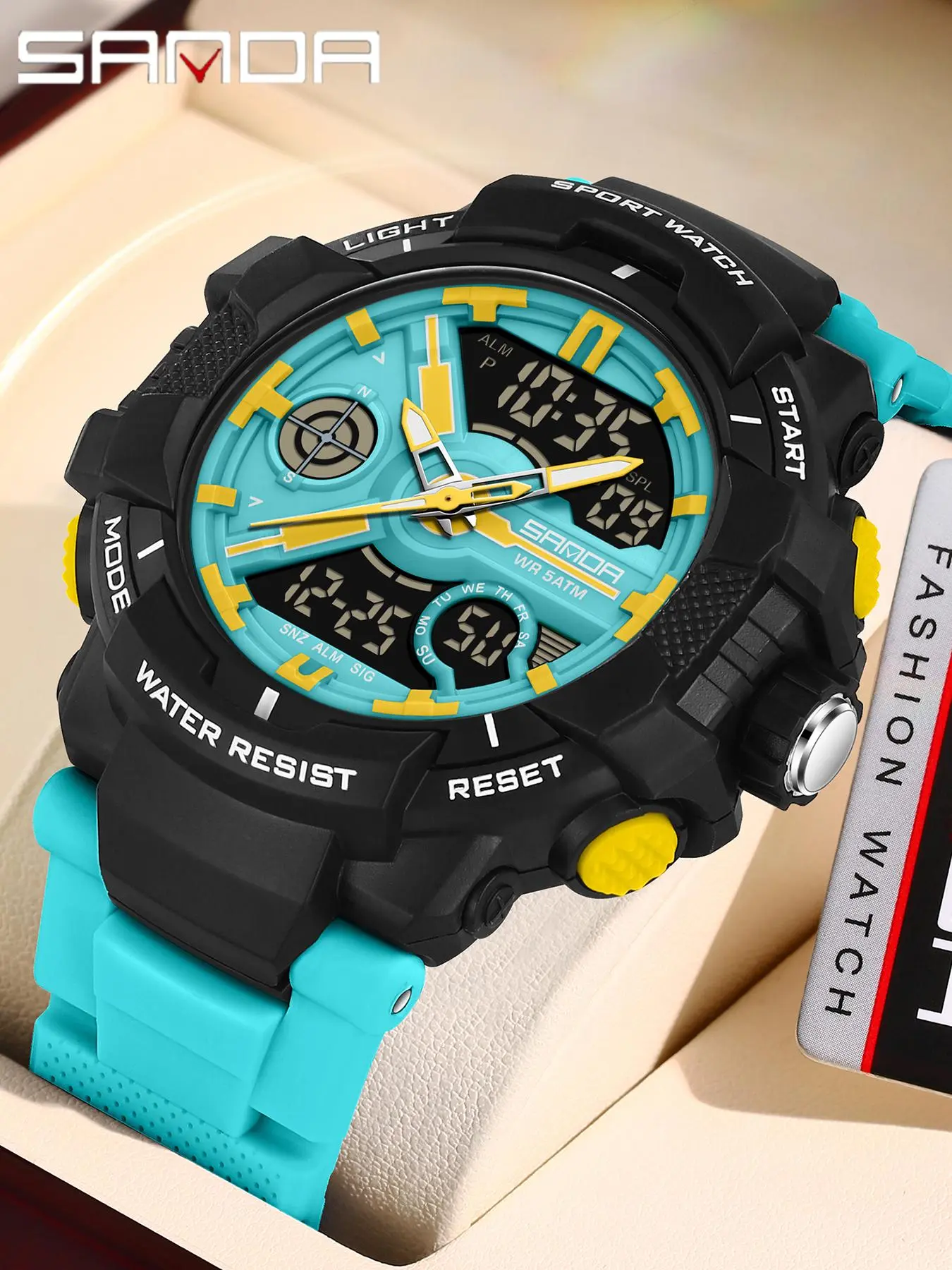 Men's Sportive Digital Wristwatch, Fashionable Digital Watch with Luminous Dial & Alarm Mode, Modern Waterproof Watch with Digital Display for Men, Sporty Waterproof Watch, Modern Trendy Watch, Fashionable Watches