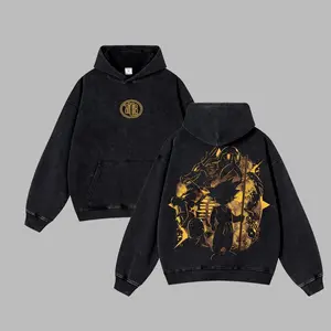 DBZ Kid Goku Anime Retro Unisex Acid Washed T-Shirt, Hoodie, Oversized Unisex Anime Merch, Soft Cotton Streetwear Clothes, Unisex Manga Apparel, Gift for Anime Fans, Christmas Gift 3KT