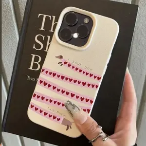 Heart Sausage Dog Phone Case Cover, Romantic and Cute Design, Soft Shell, Fits iPhone 17 16 Pro Max/14/16 Plus/15/13 Pro/12/11/XR/air/samsung Series