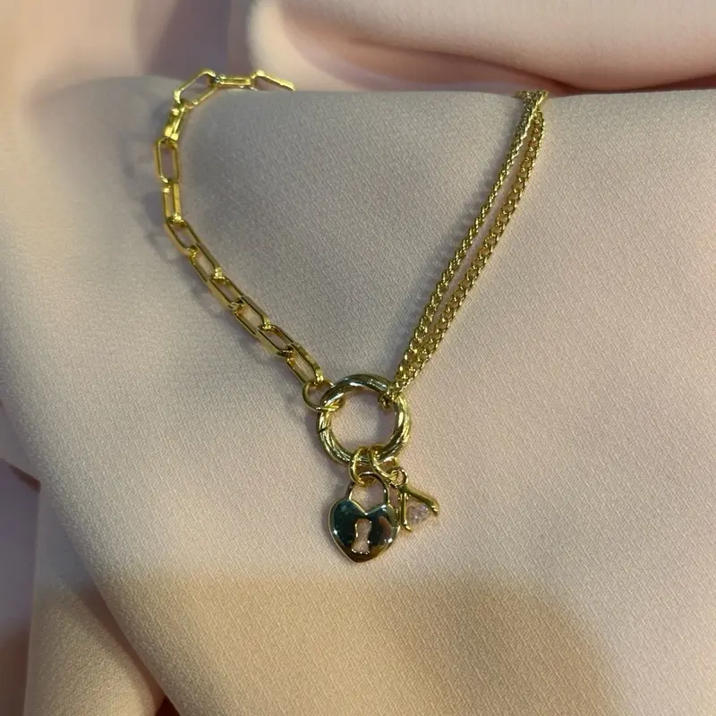Lock Gem Charm Bracelet Lock Gem Charm Bracelet