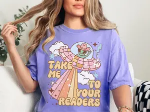 Alien Read Shirt, Comfort Colors Reading Teacher Tee, Reading Specialist Gift, Reading Coach, Literacy T-Shirt, Literacy Teacher, English Teacher