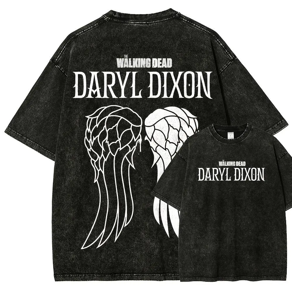 The Walking Dead Unisex Fit Washed T-Shirt fathersdaygift