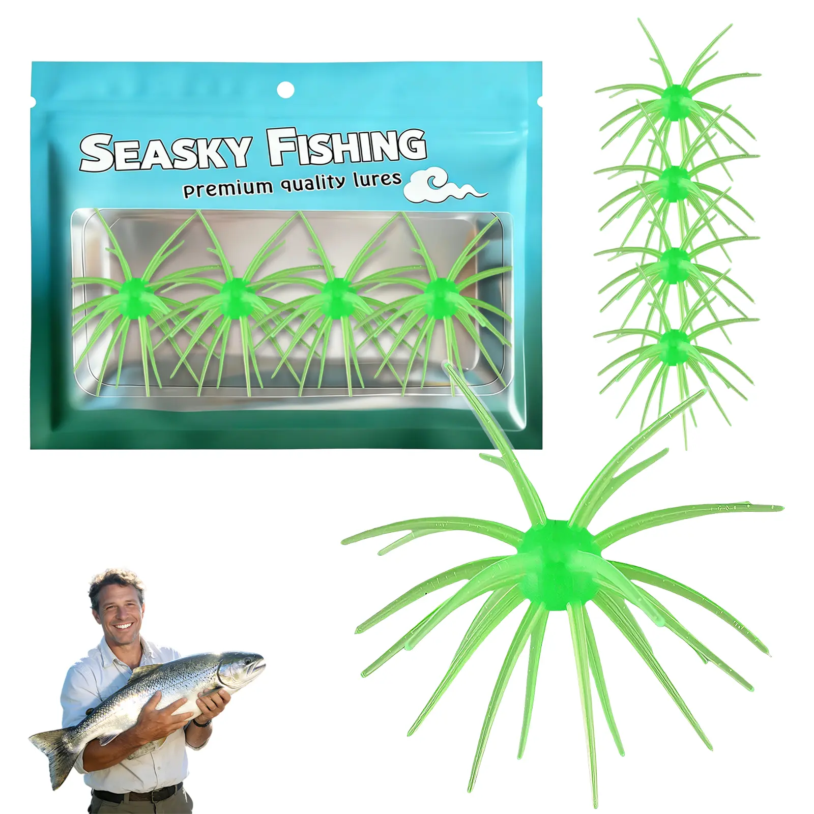4pcs - Grass Green