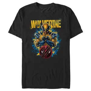 Men's Marvel: Deadpool & Wolverine Paint Splatter T-Shirt