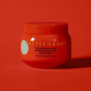 PATTERN Beauty Dry Exfoliating Body Scrub | Dead Sea Salt & Coconut Oil for Silky, Glowing Skin