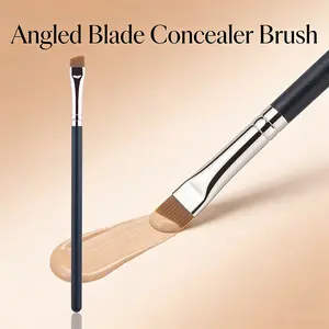 Angled Blade Concealer Brush, Lip Line Eyebrow Concealer Brushes, Detail Precision Concealer Makeup Tool, Lip Brow Contour Brush, 1pcs