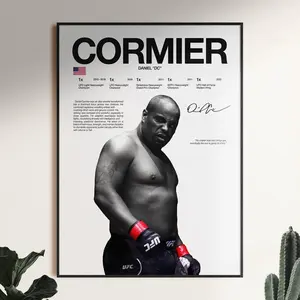 Daniel DC Cormier Poster, UFC Wall Print, MMA Wall Print, Fighter Poster, Gym Poster, ufc Fan Room Decor, Gift for Him, ufc Champion