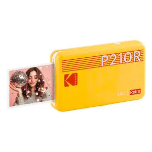 KODAK Mini 2 Retro 2x3 Portable Photo Printer, 38 Sheets, Bluetooth Smartphone Printer for iPhone & Android, Instant Color Prints, 4PASS Dye Sublimation,