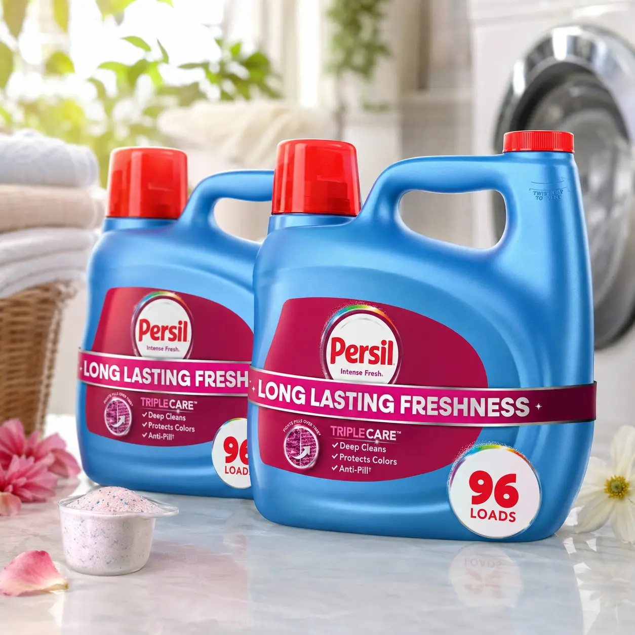Deep Clean Intense Fresh Liquid Laundry Detergent, 126 fl oz, 96 Loads