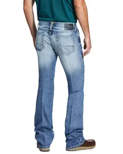 Ariat Men's M7 Rocker Shasta Light Wash Slim Straight Stretch Denim Jeans - 10031997