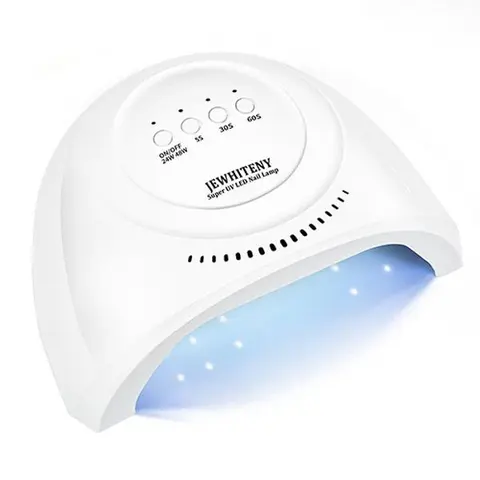 Jewhiteny UV LED Lamp for Gel Polish - Nail Care Home Manicure Tool with Auto Sensor, 4 Timers, Ideal for Salons and Cuticles