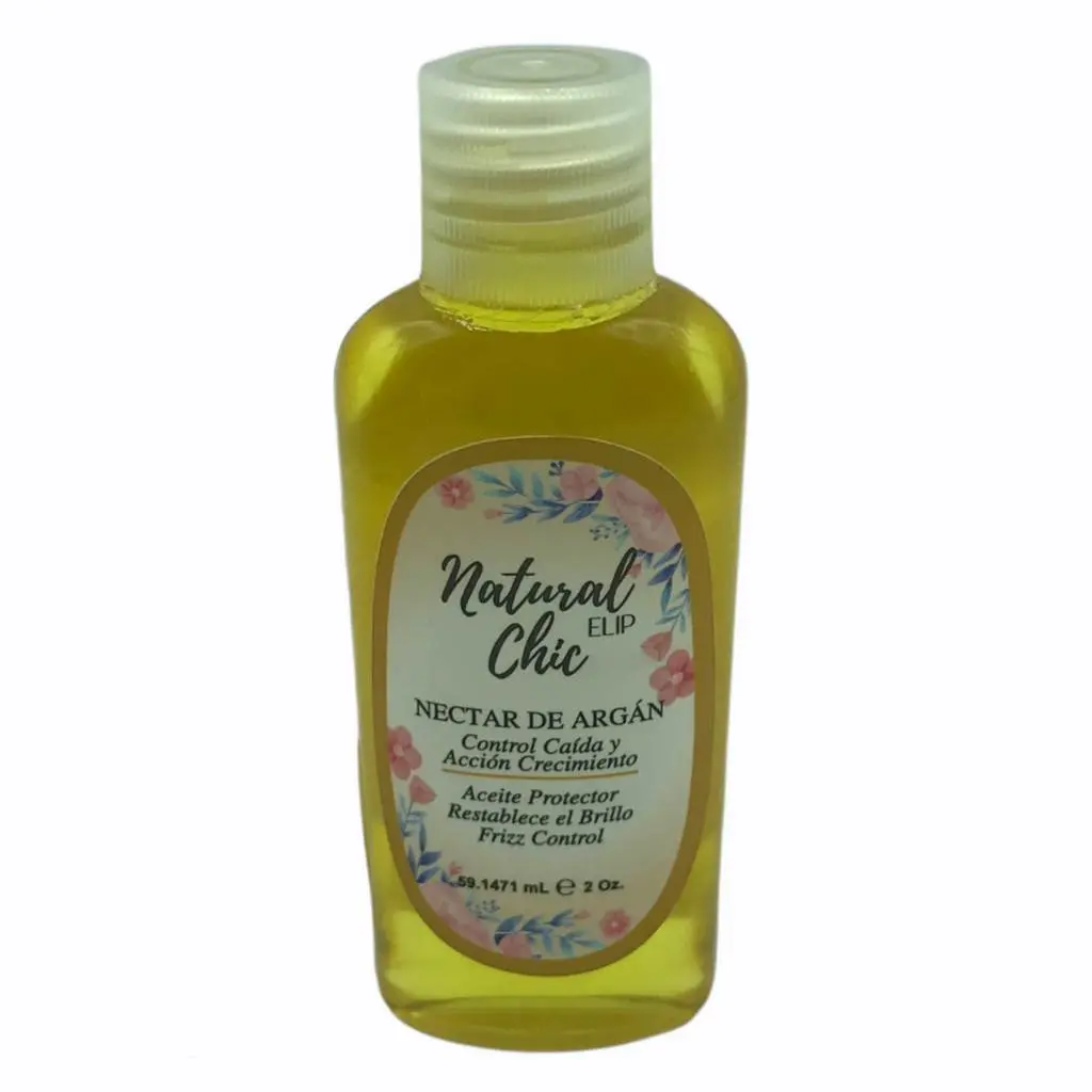 NATURAL CHIC ARGAN HAIR OIL SERUM FOR SHINE & FRIZZ CONTROL 2 OZ