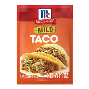 24x McCormick Mild Taco Seasoning Blend - Savory Mexican Spice for Tacos, Burritos & Fajitas - Perfect Cooking Seasoning Mix, 1oz