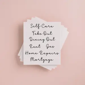 High Quality Envelope Labels - Categorize Your Envelopes with 4 Available Colors for Easy Organization