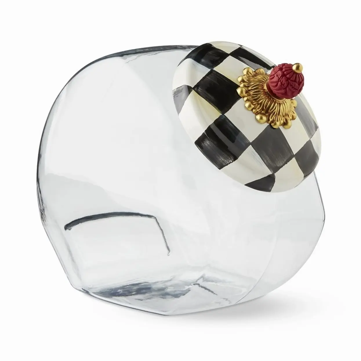 MacKenzie-Childs Courtly Check Cookie Jar
