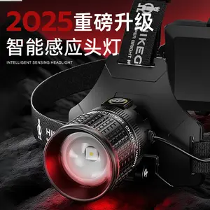 Cross-Border Long-Range White Laser Waterproof Ultra-Bright Head-Mounted Night Fishing Light Mining Lamp Ultra-Long Battery Life Work Light Strong Light Headlamp