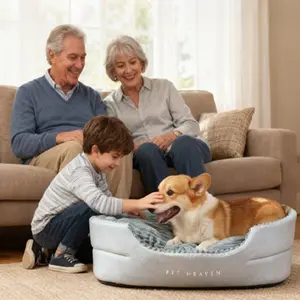 Large Dog Bed & Small Cat Mattress Collection – Extra Thick, Chew-Resistant & Machine Washable Pet Beds, Self-Warming Orthopedic Comfort for All Sizes (Kitten to Giant Breeds), Durable All-Season Sleeping Pad cheer pals