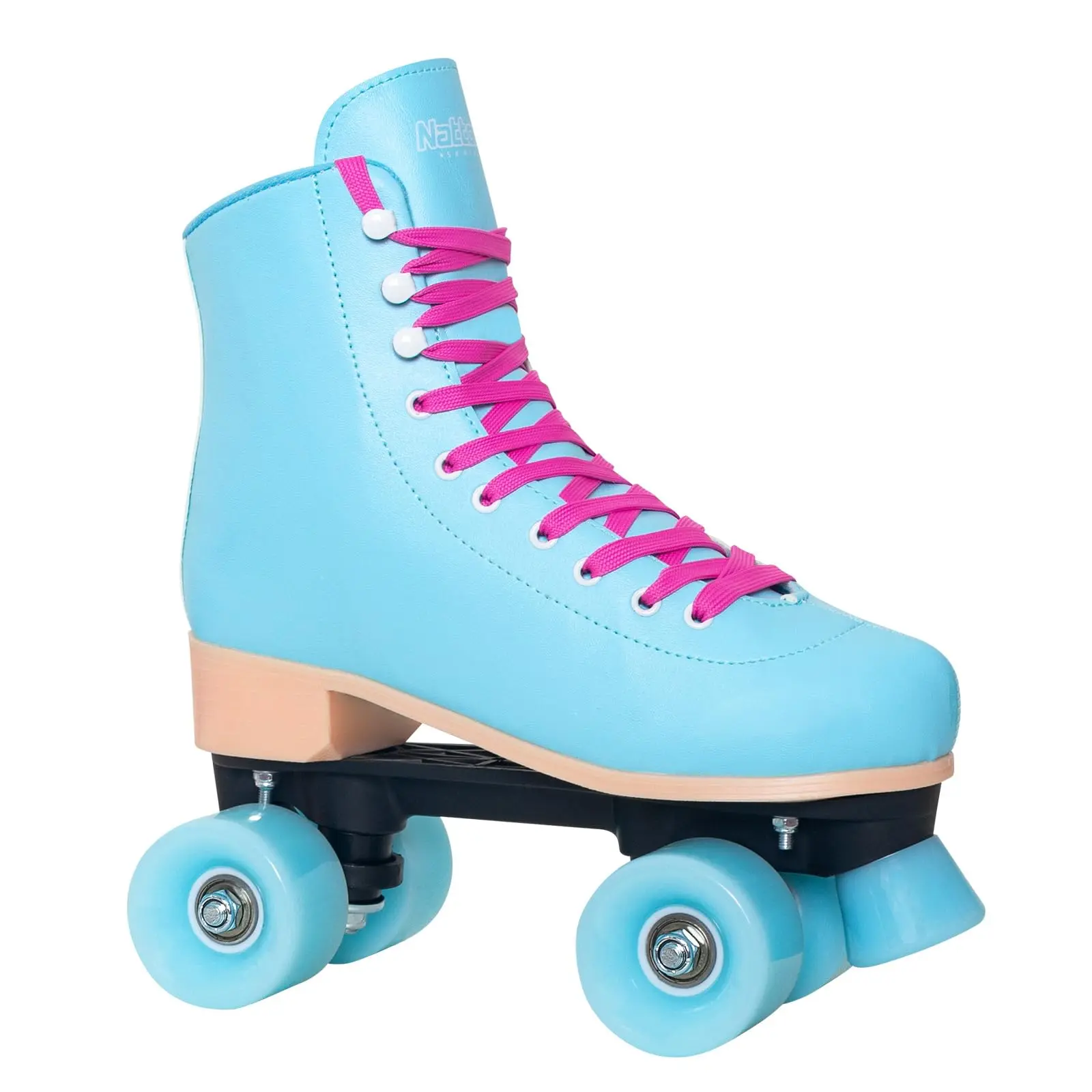 Quad Roller Skates Unisex for Indoor Rink & Outdoor Boardwalk Sidewalk, Durable PU Urethane Wheels Recreational Quad Skates for Teens Adults