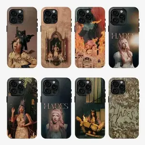 Hades Album Phone Case, Hip Hop Inspired Collage Art Shockproof Heavy Duty Drop Protection Cover, Trendy Fan Gift For iPhone 11 12 13 14 15 16 17 Pro Max