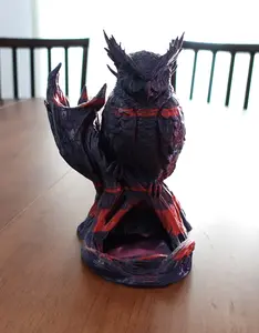 3D Printed Owl Dice Tower