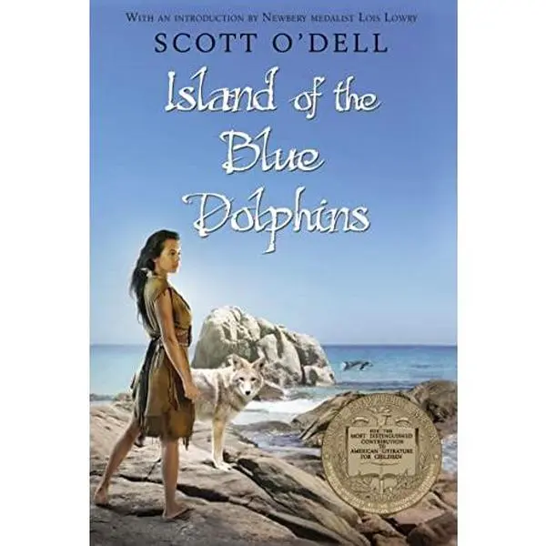 Used Literature Book - Island of the Blue Dolphins by Scott O'Dell (Soft Cover, English) - Fiction Books, 1800s-Themed Reading Materials