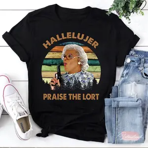 Hallelujer Praise The Lort T Shirt, Madea Shirt, Tyler Perry Shirt, Madea's Family Gift, Madea Lover Shirt, Funny Madea Shirt, Unisex T-Shirt, Gifts For Her Him, Short Sleeve Tee Shirt, Gifts For Birthday Mothers Day